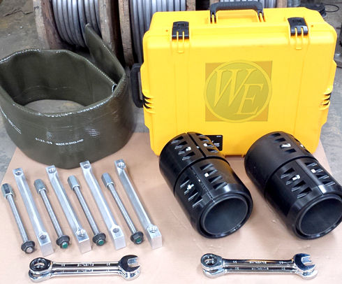 layflat hose, layflat hose repair, hose clamp, field fittable layflat, fuel hose, fuel layflat, offshore, refueling, unloading, bunkering, fuel