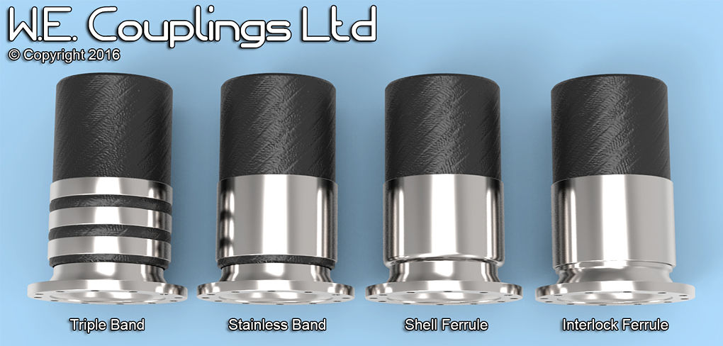 Water suction delivery hose Couplings flange tails fitting fire fighting Large Layflat reel Aluminium Spool Piece Coupling Fracking emergency